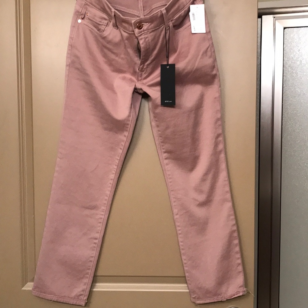 DL1961 dusty rose straight leg jeans size 30